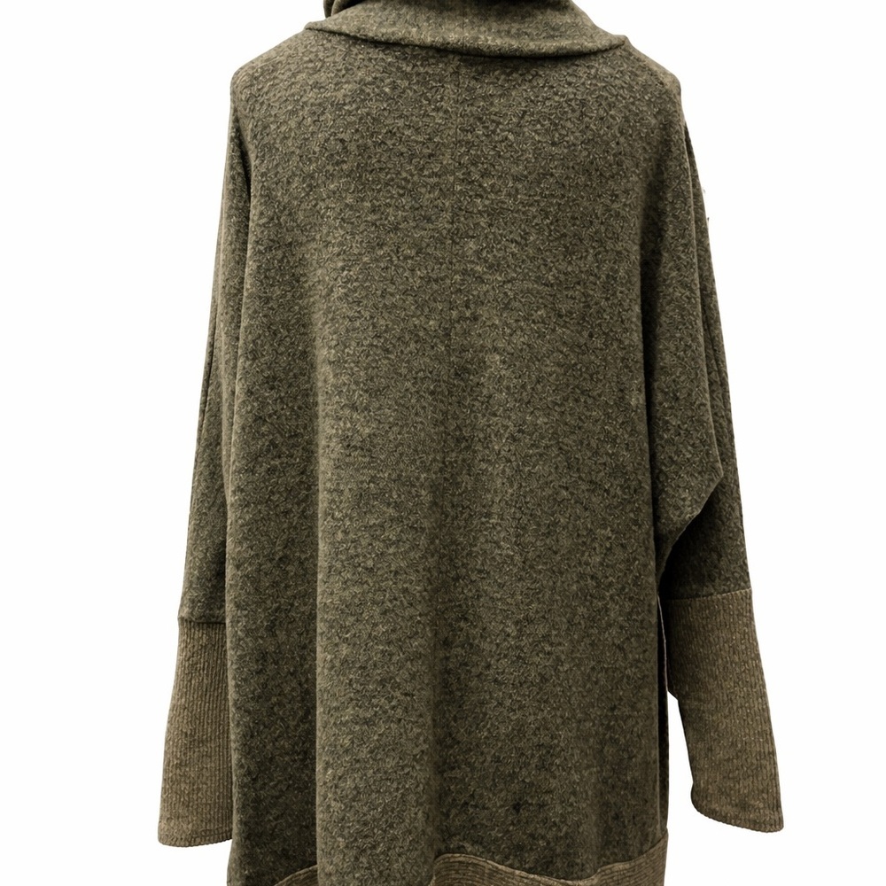 ✨Zenana Outfitters Forest Green Cowl Neck Sweater - Picture 5 of 7